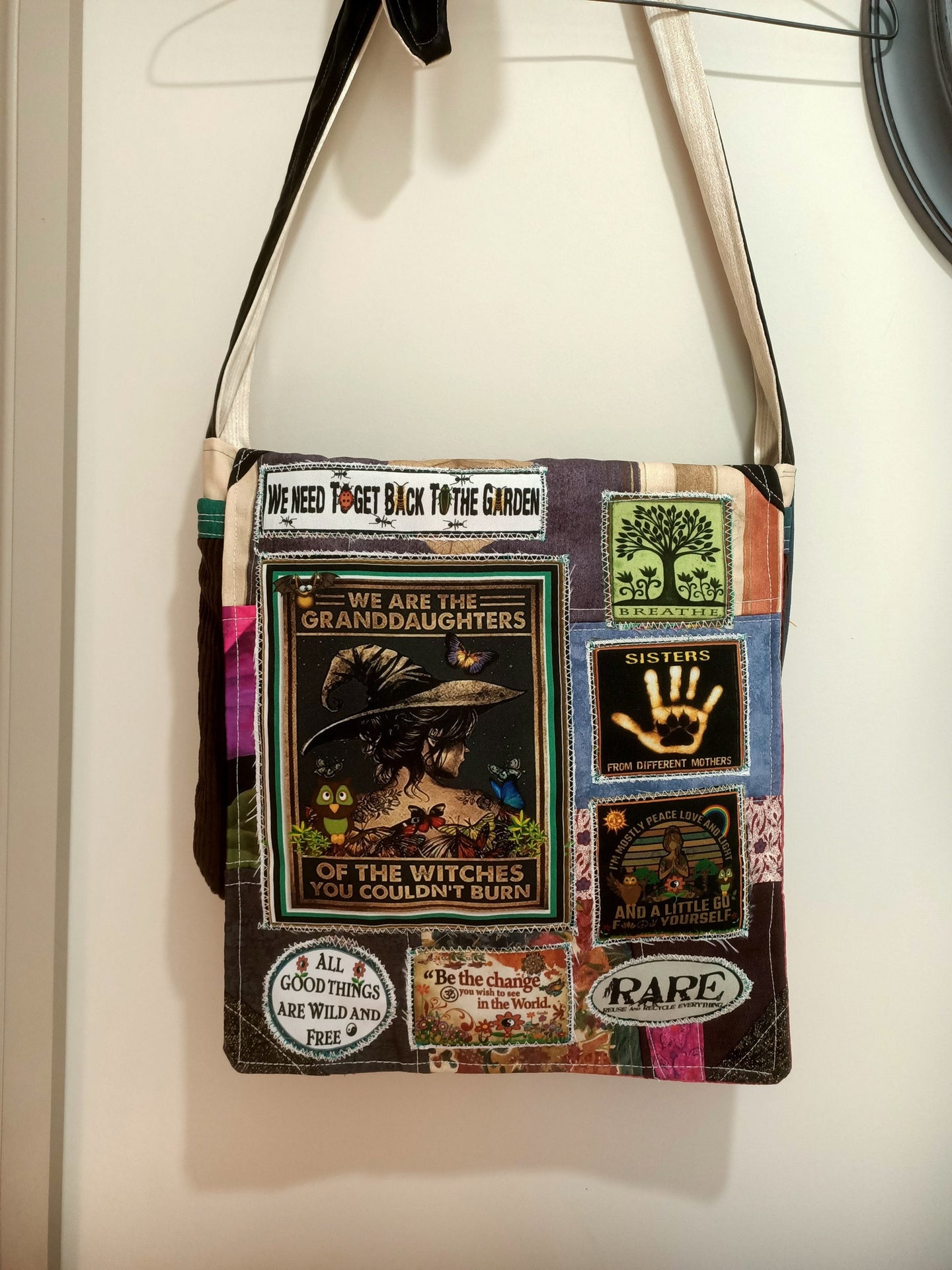 Witches Bag. Handmade from recycled materials.