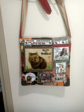 Load image into Gallery viewer, Save the Wombats Bag. Handmade from recycled materials.