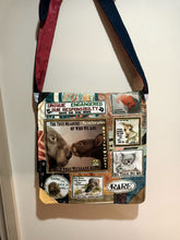 Load image into Gallery viewer, Save the Wombats Bag. Handmade from recycled materials.