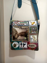 Load image into Gallery viewer, Save the Wombats Bag. Handmade from recycled materials.