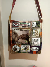 Load image into Gallery viewer, Save the Wombats Bag. Handmade from recycled materials.