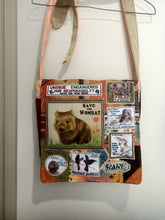 Load image into Gallery viewer, Save the Wombats Bag. Handmade from recycled materials.