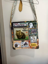 Load image into Gallery viewer, Save the Wombats Bag. Handmade from recycled materials.