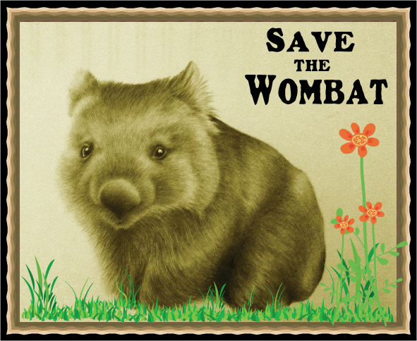 save wombat – RARE bags