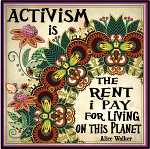Activism Rent Pattern Patch