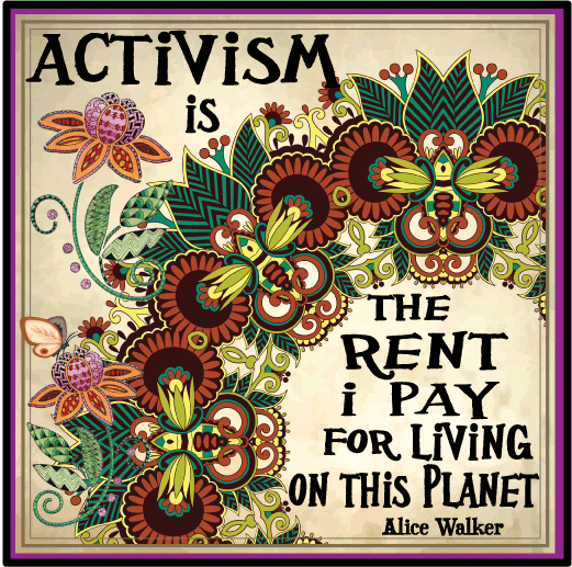 Activism Rent Pattern Patch