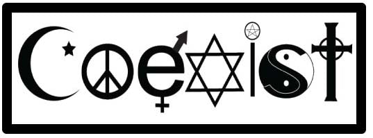 Coexist Pin coexist religion – RARE bags