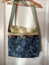 Load image into Gallery viewer, Soft Heart Bag. Handmade from recycled materials.